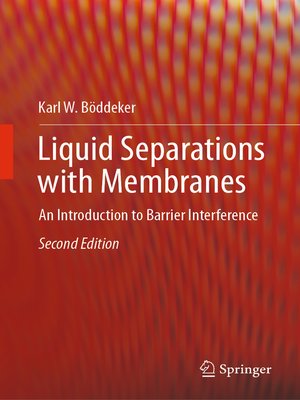cover image of Liquid Separations with Membranes